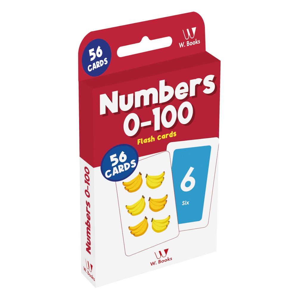 Flash Cards: Numbers 0 To 100 | W.books