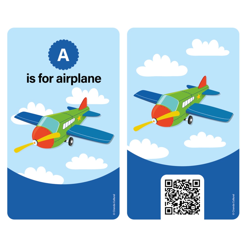 Flash Cards Cartas Bilíngues - Alfabeto - Alphabet | Ciranda Cultural