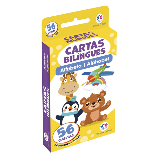 Flash Cards Cartas Bilíngues - Alfabeto - Alphabet | Ciranda Cultural