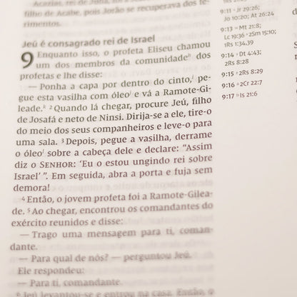 Bíblia de Estudo Inrodutória | NVI | Leitura Perfeita | Capa Couro Soft Marrom e Cinza Chumbo
