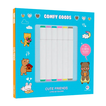 Comfy Goods | Cute Friends | Para Colorir com Canetinhas