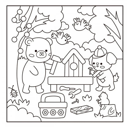 Comfy Goods | Cute Friends | Para Colorir com Canetinhas