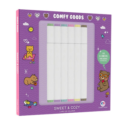 Comfy Goods | Sweet and Cozy | Para Colorir com Canetinhas