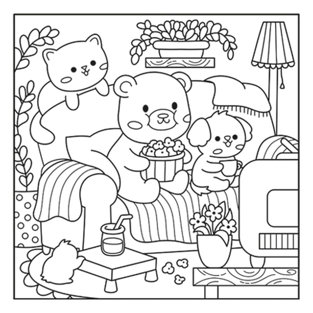 Comfy Goods | Sweet and Cozy | Para Colorir com Canetinhas