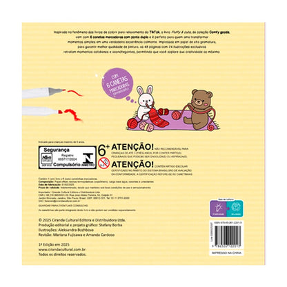 Comfy Goods | Fluffy and Cute | Para Colorir com Canetinhas