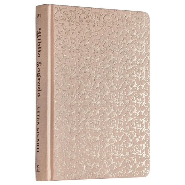 Bíblia Sagrada | NVI | Letra Gigante | Leitura Perfeita | Capa Dura Tecido Feminina Flores