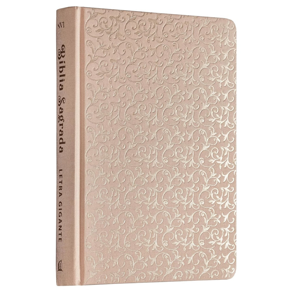 Bíblia Sagrada | NVI | Letra Gigante | Leitura Perfeita | Capa Dura Tecido Feminina Flores