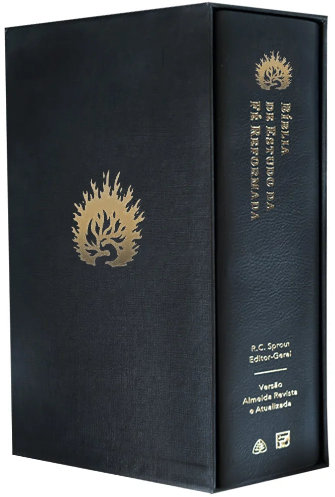 Bíblia de Estudo da Fé Reformada 2° Edição | ARA | Capa Couro com Estojo