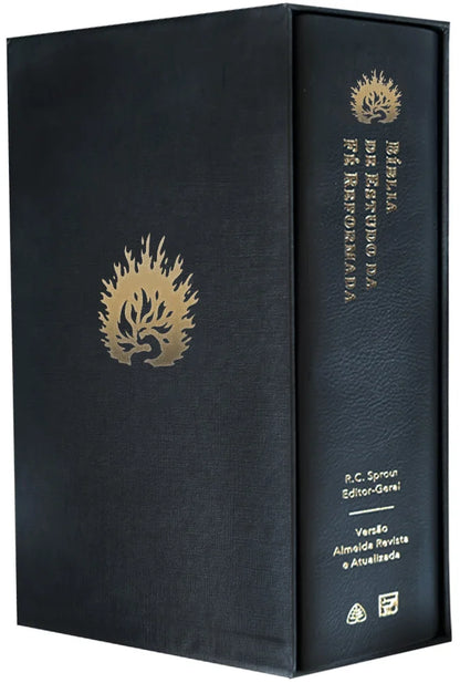 Bíblia de Estudo da Fé Reformada 2° Edição | ARA | Capa Couro com Estojo