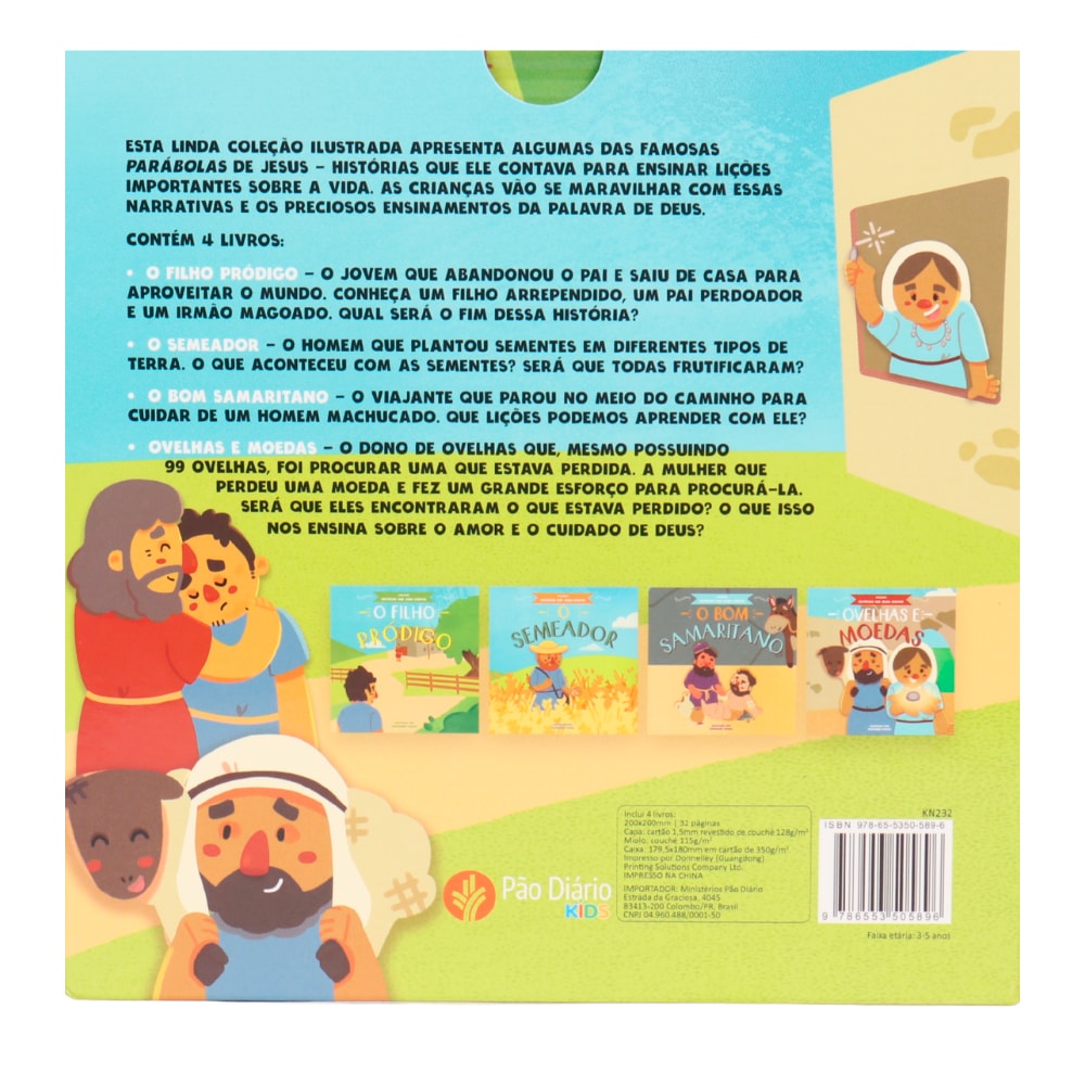 Box Coleção Histórias que Jesus Contou | Pão Diário