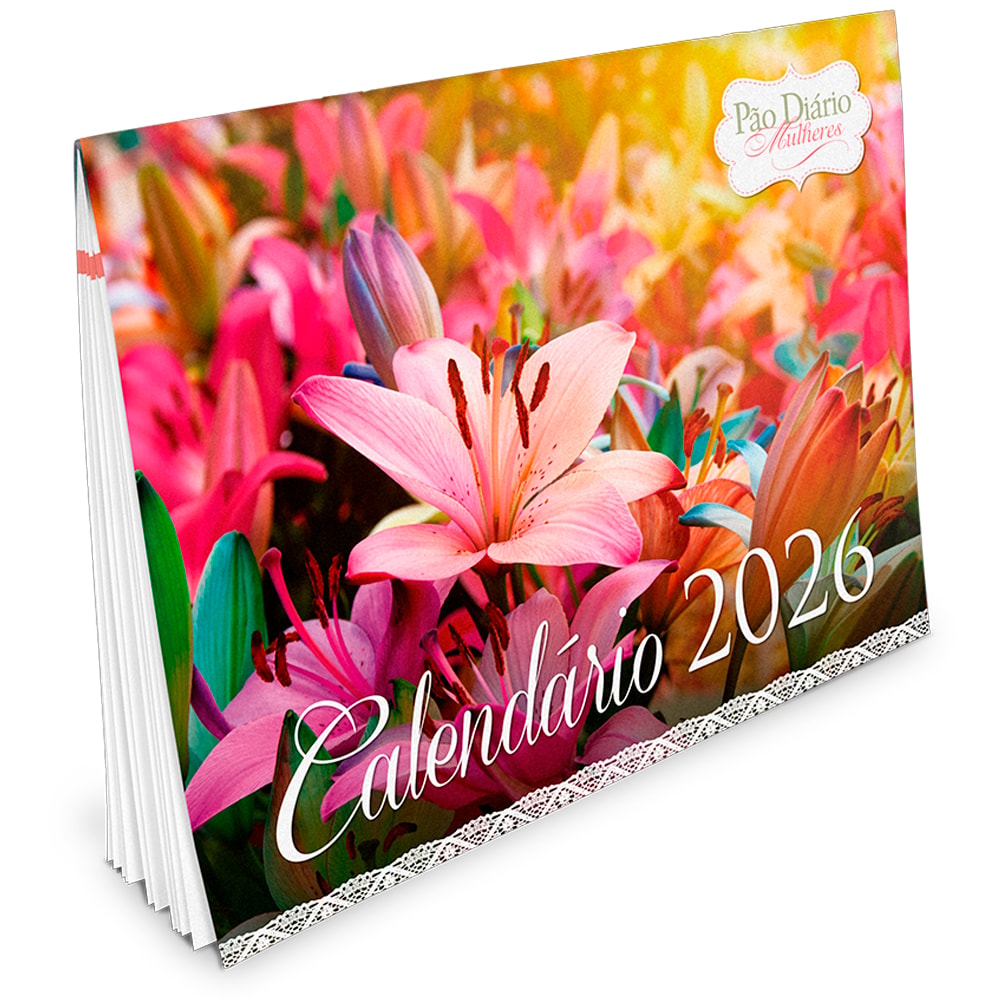 Calendário de Parede 2026  | Mulheres | Pão Diário