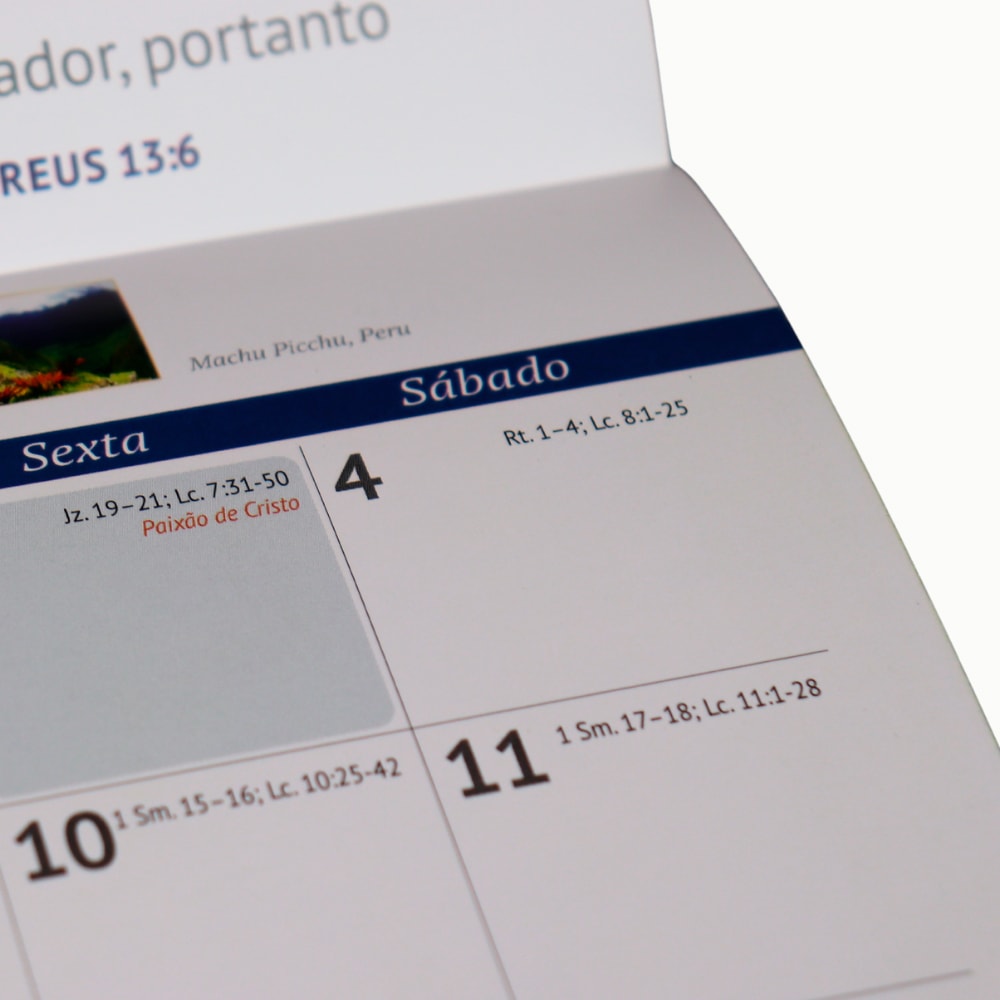 Calendário de Parede 2026  | Paisagem | Pão Diário