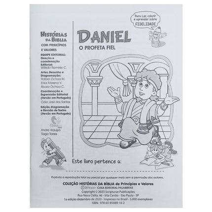 Daniel o Profeta Fiel | Histórias da Bíblia Com Princípios e Valores 6