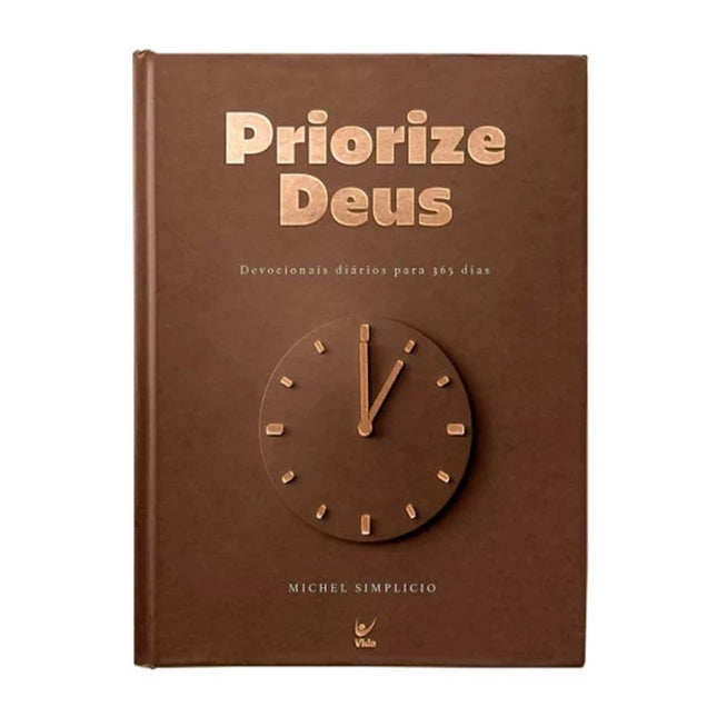 Devocional Priorize Deus 2026 | Marrom | Michel Simplício