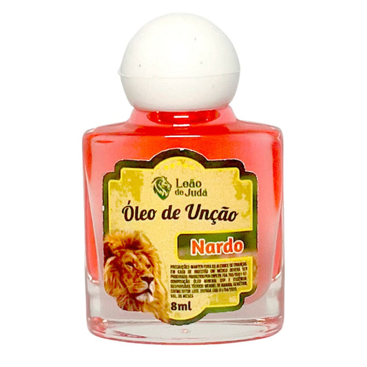 Óleo de Unção 8 ml | Leão de Judá | Nardo