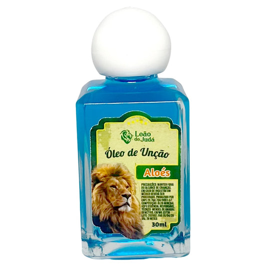 Óleo de Unção 30 ml | Leão de Judá | Aloés