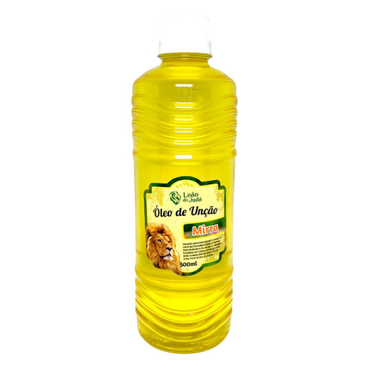 Óleo de Unção 500 ml | Leão de Judá | Mirra