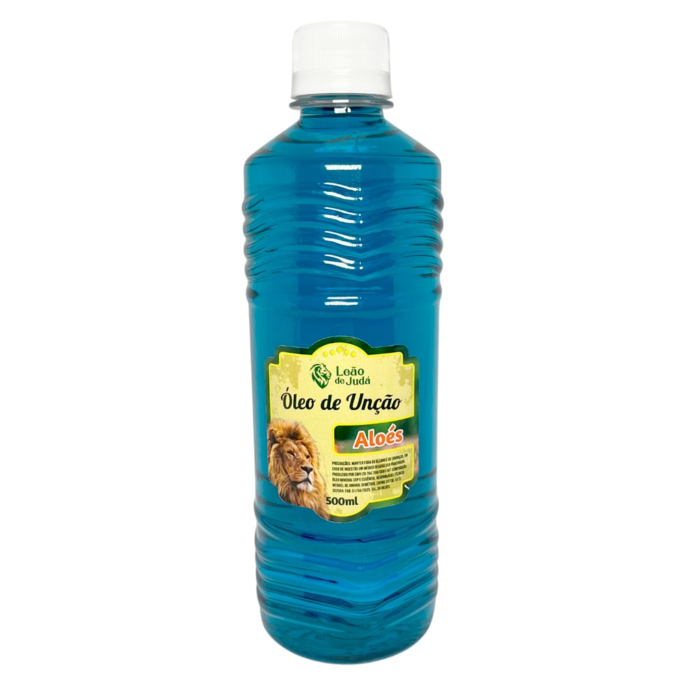 Óleo de Unção 500 ml | Leão de Judá | Aloés