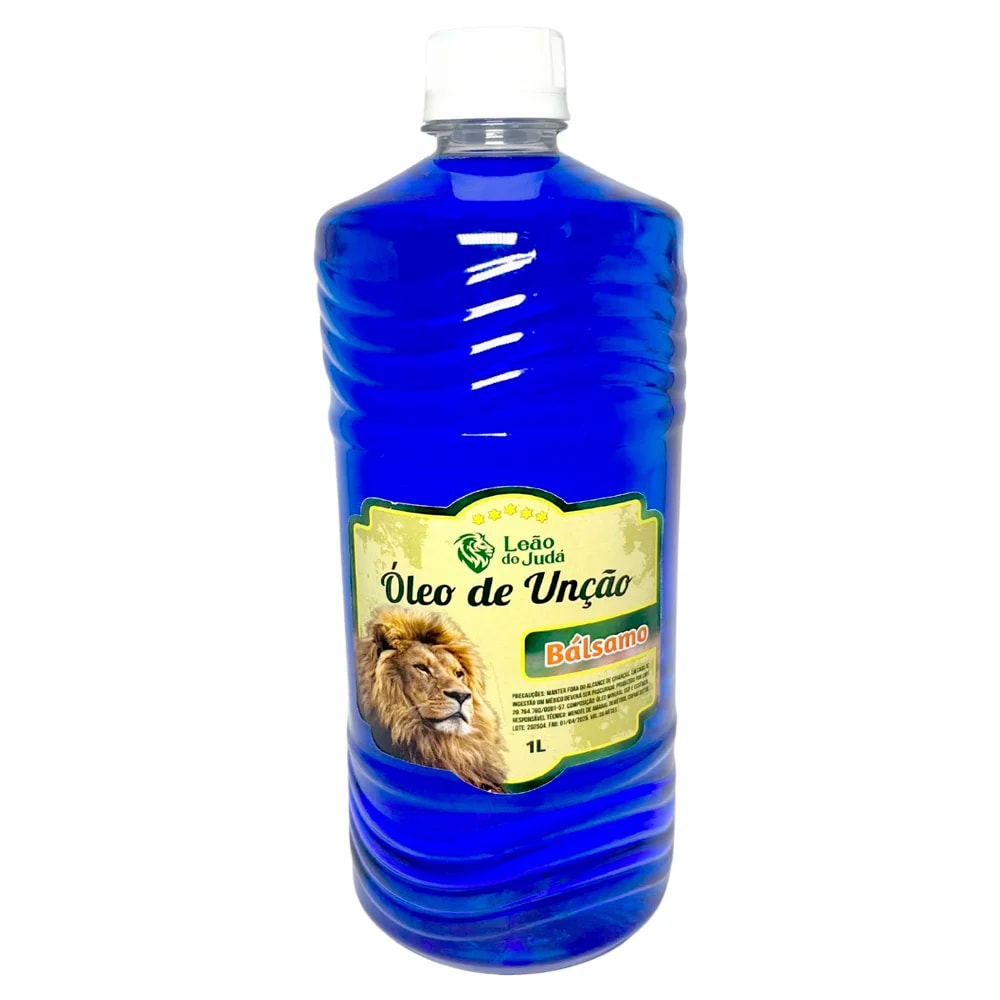 Óleo de Unção 1 Litro | Leão de Judá | Bálsamo