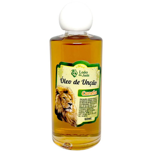 Óleo de Unção 60 ml | Leão de Judá | Canela