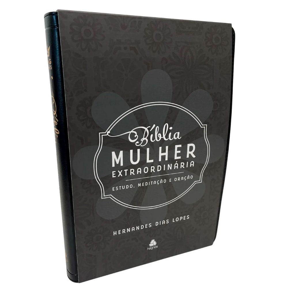 Bíblia Mulher Extraordinária | King James Clássica | Hernandes Dias Lopes | Preta