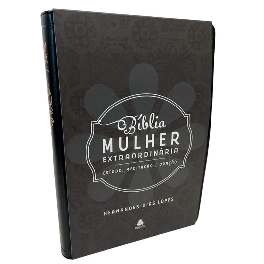 Bíblia Mulher Extraordinária | King James Clássica | Hernandes Dias Lopes | Preta
