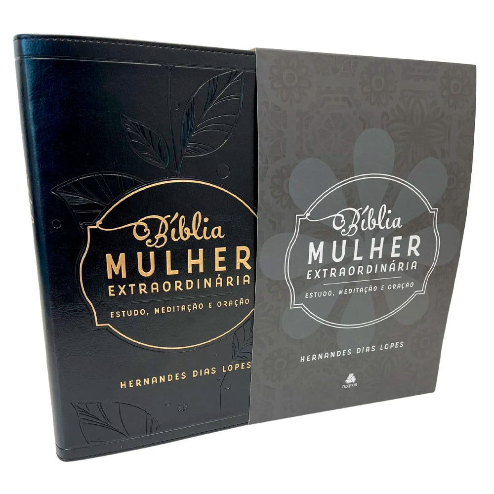 Bíblia Mulher Extraordinária | King James Clássica | Hernandes Dias Lopes | Preta