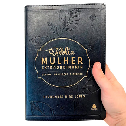 Bíblia Mulher Extraordinária | King James Clássica | Hernandes Dias Lopes | Preta