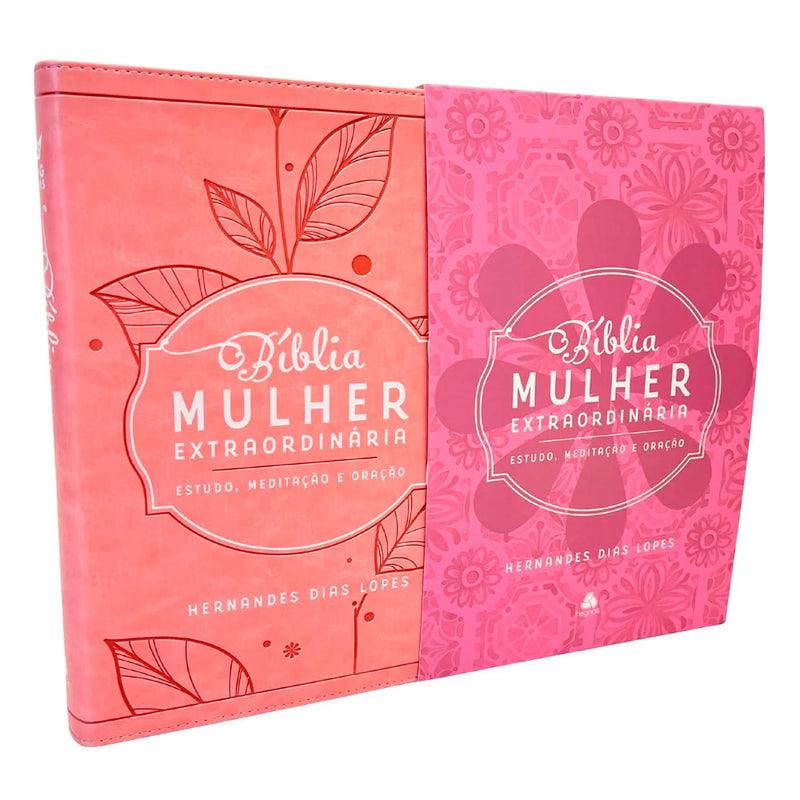 Bíblia Mulher Extraordinária | King James Clássica | Hernandes Dias Lopes | Rosa
