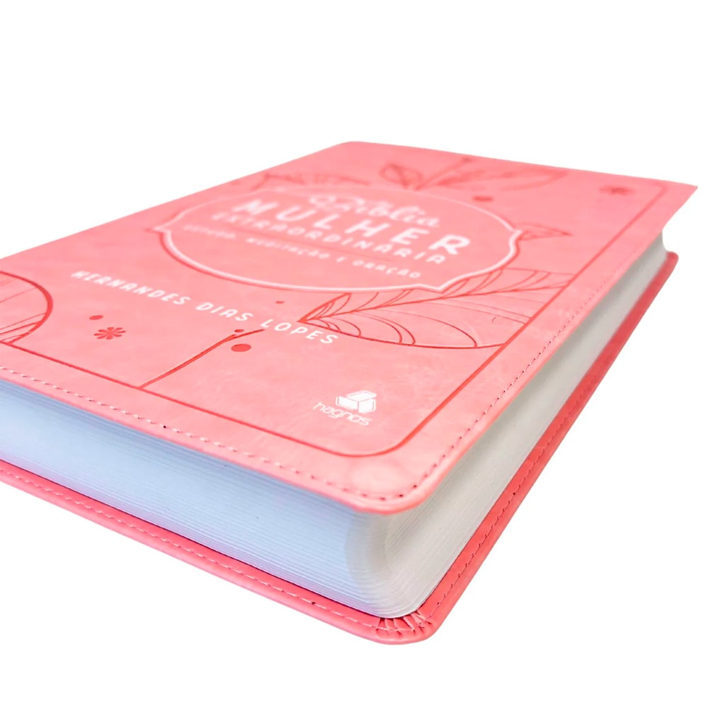 Bíblia Mulher Extraordinária | King James Clássica | Hernandes Dias Lopes | Rosa