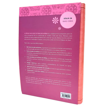 Bíblia Mulher Extraordinária | King James Clássica | Hernandes Dias Lopes | Rosa