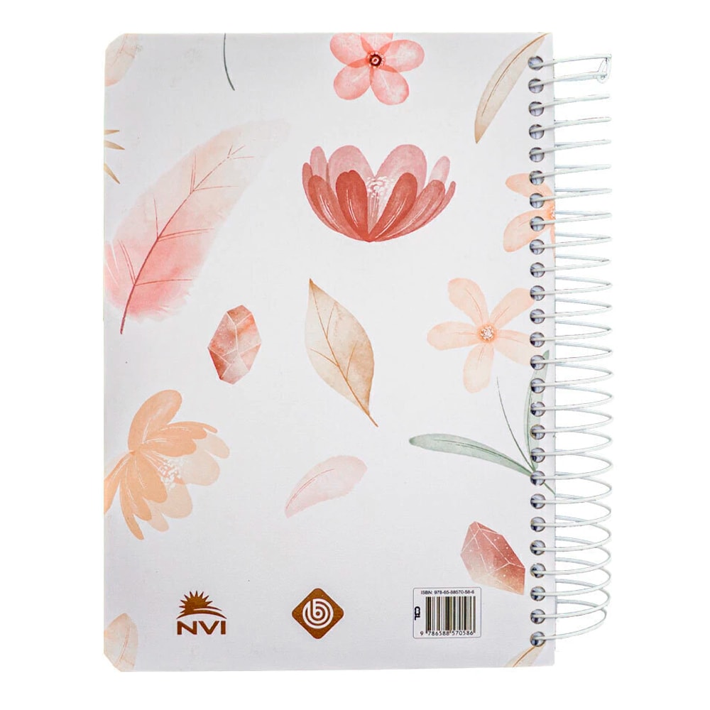 Minha Bíblia Diária Flores | NVI | Com Espaços Para Anotações | Capa Dura