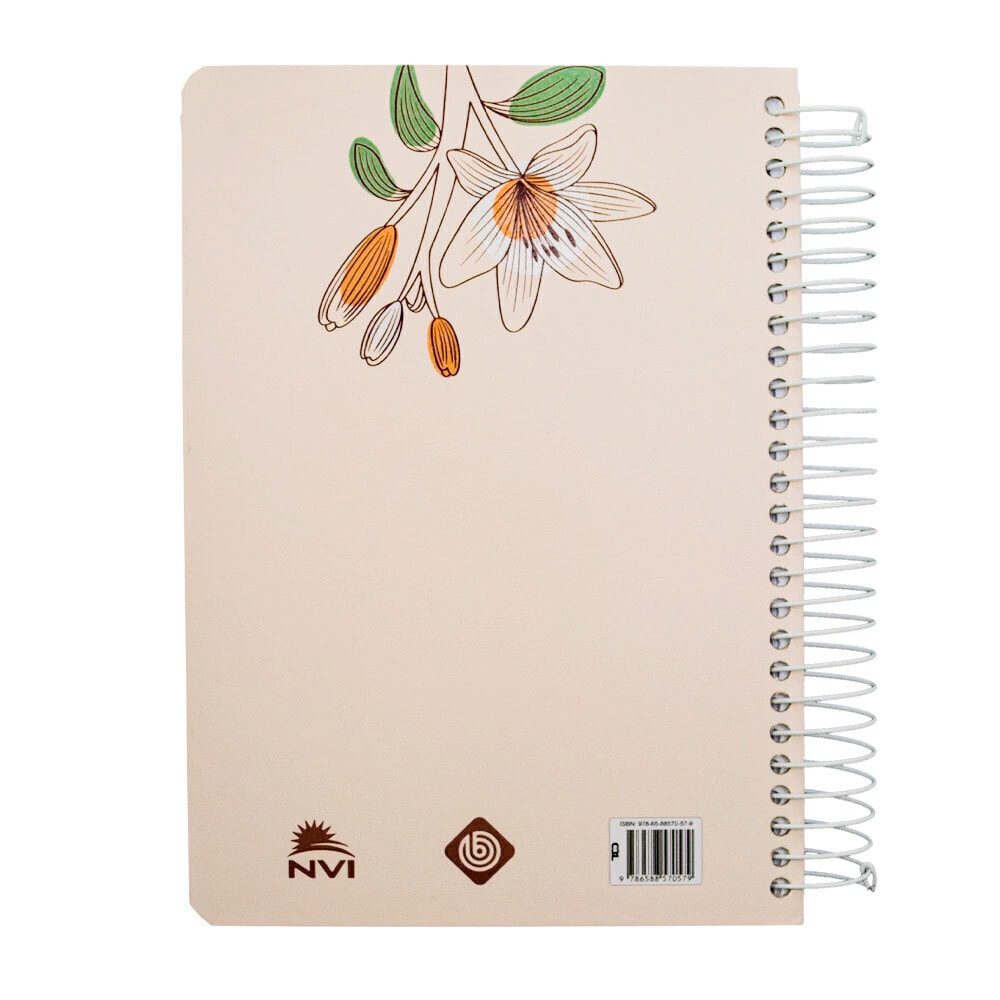 Minha Bíblia Diária Tulipa | NVI | Com Espaços Para Anotações | Capa Dura