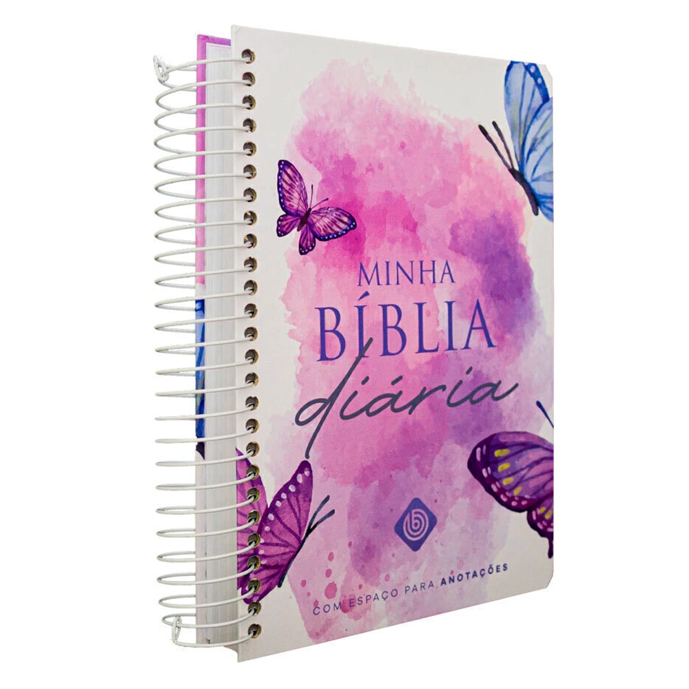Minha Bíblia Diária Borboleta | NVI | Com Espaços Para Anotações | Capa Dura