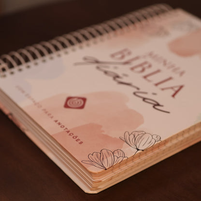 Minha Bíblia Diária Tinta Água | NVI | Com Espaços Para Anotações | Capa Dura