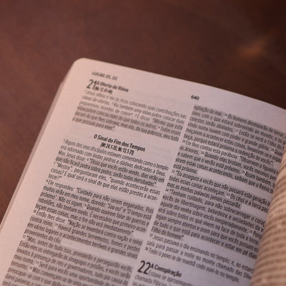 Bíblia Sagrada Peixe | NVI | Capa Flexível Azul