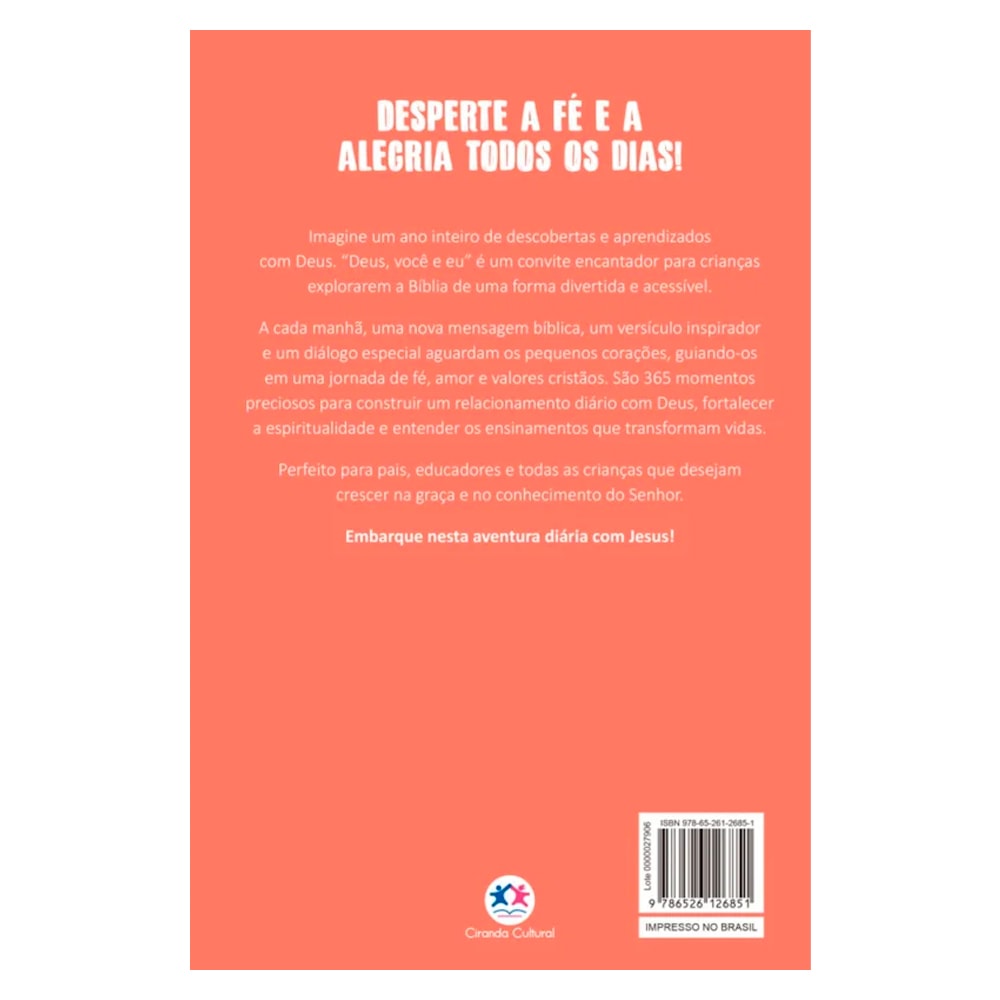 Devocional Infantil | Deus, Você e Eu | Lu Burger