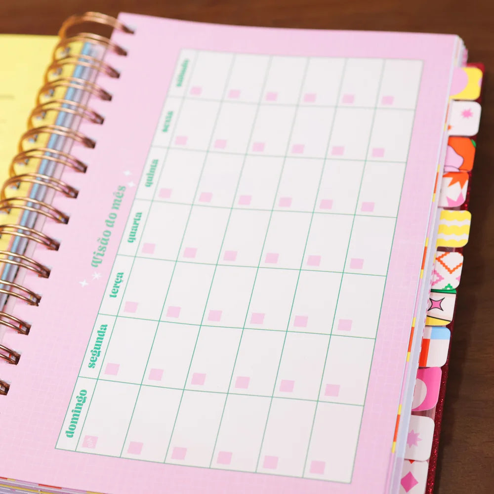 Planner Meu Plano Perfeito Florescer | Capa Dura Coração