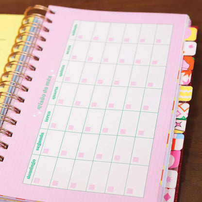 Planner Meu Plano Perfeito Florescer | Capa Dura Coração