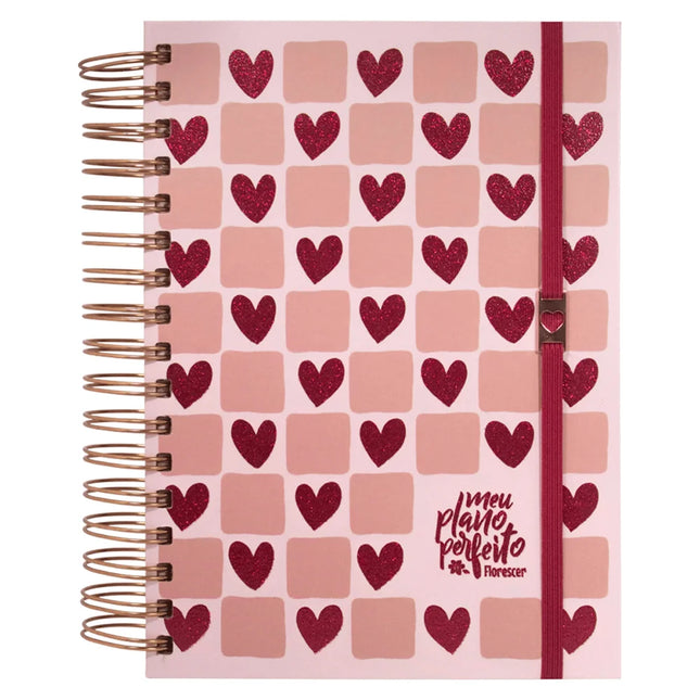 Planner Meu Plano Perfeito Florescer | Capa Dura Coração