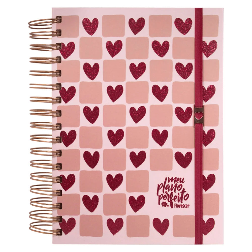 Planner Meu Plano Perfeito Florescer | Capa Dura Coração