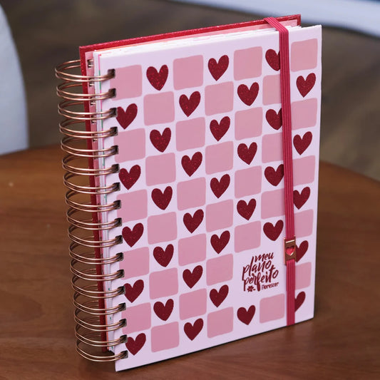 Planner Meu Plano Perfeito Florescer | Capa Dura Coração