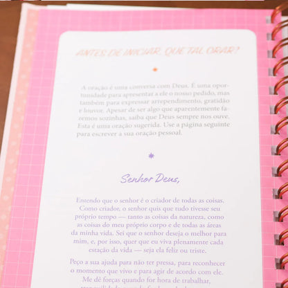 Planner Meu Plano Perfeito Florescer | Capa Dura Coração