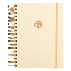 Planner Meu Plano Perfeito | Capa Dura Creme