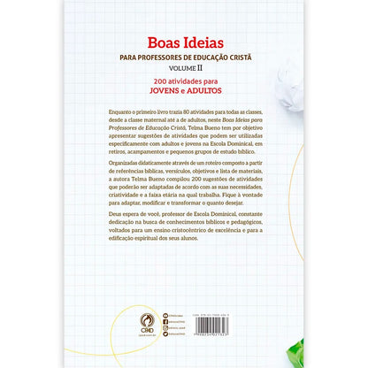 Boas Ideias para Professores de Educação Cristã | Telma Bueno | Volume II