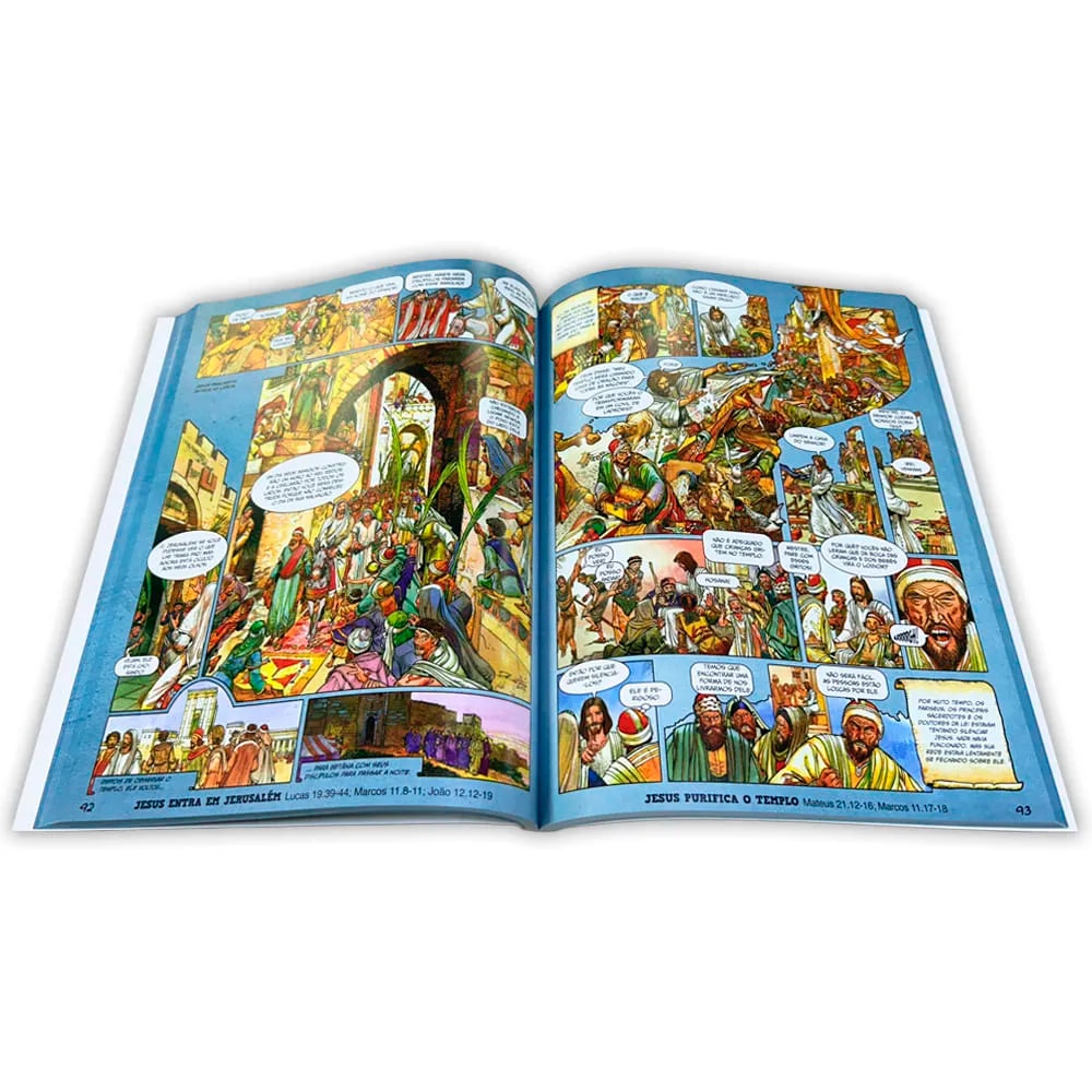 O Novo Testamento | Histórias em Quadrinhos | Ilustrado José Pérez Monteiro