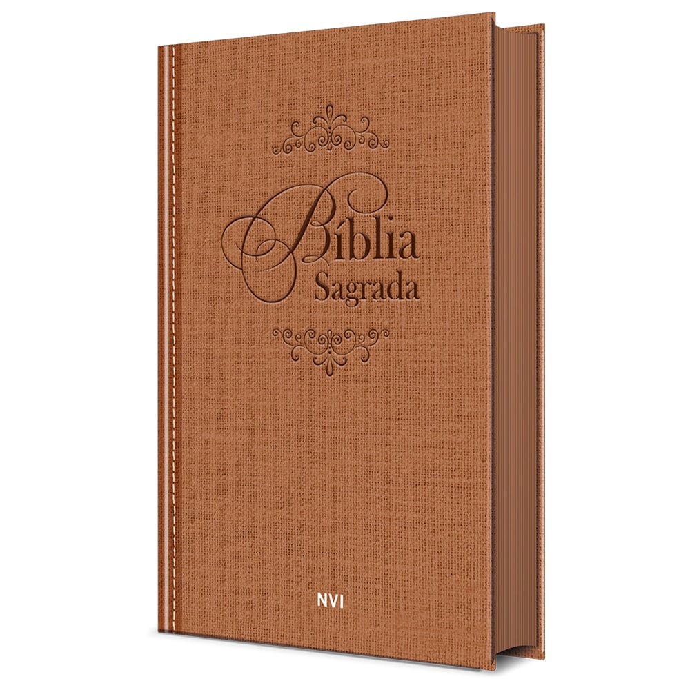 Bíblia Sagrada Marrom | NVI | Capa Dura