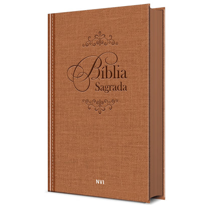 Bíblia Sagrada Marrom | NVI | Capa Dura