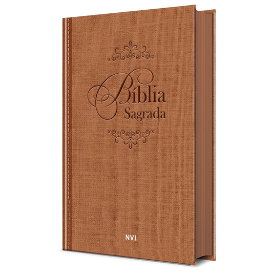 Bíblia Sagrada Marrom | NVI | Capa Dura