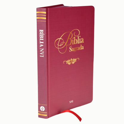 Bíblia Sagrada Vinho | NVI | Capa Dura